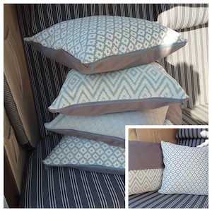Outdoor cushion cover UV-light resistant, mold-resistant, garden cushion, lounge cushion, lounge, for outdoors, garden decoration, sailing boats and yachts