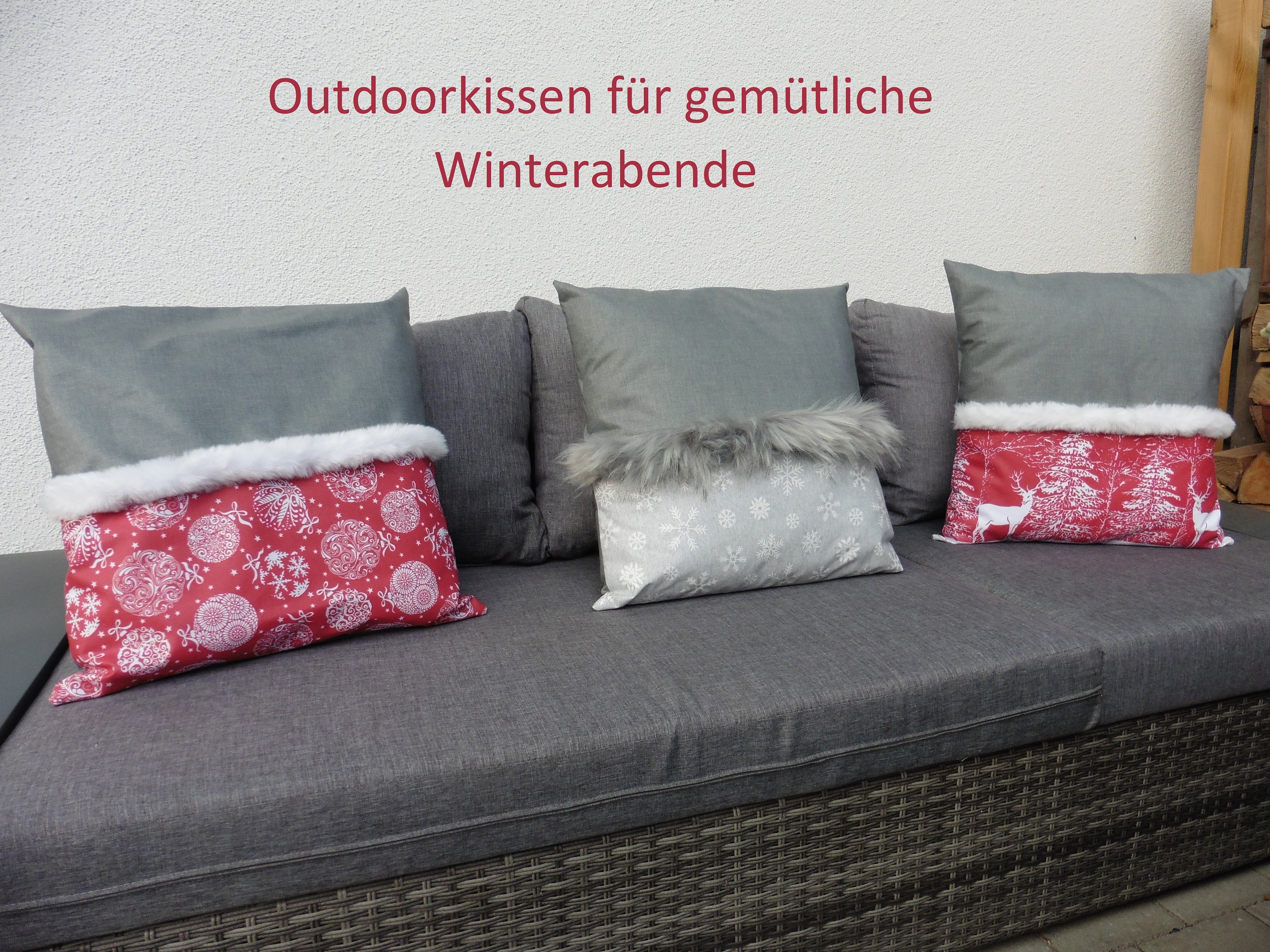 2 Weihnachts-Kissenbezüge 30x50 Cm – Schwarz, Mit Schneemann & „Let It Snow“-Design