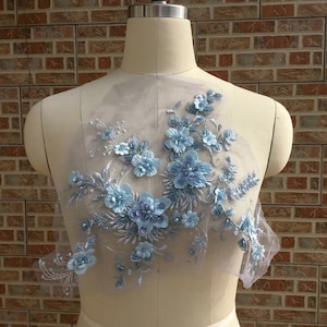 3D Lace Flower Applique Kralen Kant Applique Borduurwerk Applique Patch