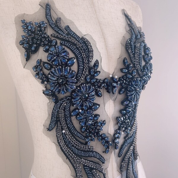 CRISTAL PERLES RIDEAU Frange Dentelle Gland Bordure Ruban Couture