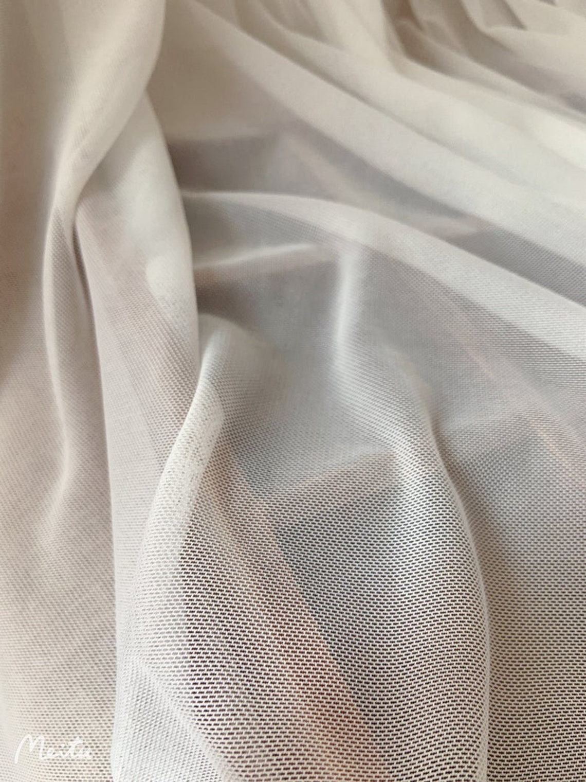 off white net fabric