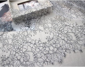 3 Meters/Lot Chantilly Lace Fabric For Bridal Dress French Lace Fabric On Sale 2021 NEW