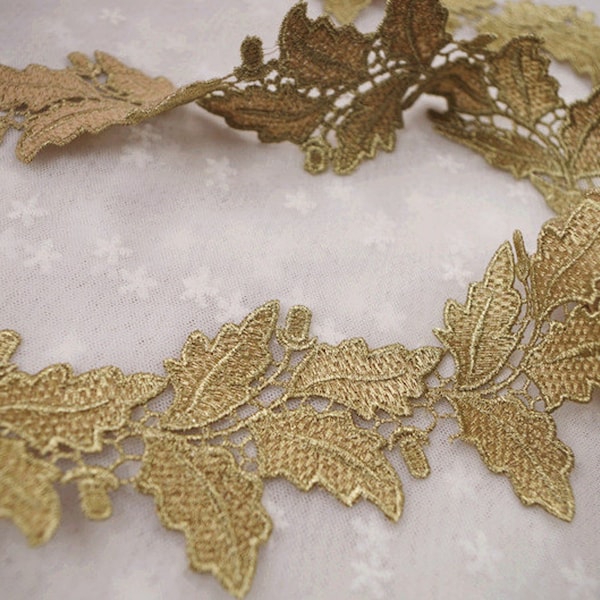 Gold Leaf Trim Etsy