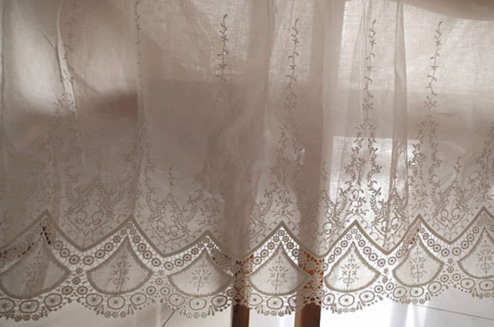 1 Yard Eyelet Cotton Fabric by the Yardembroidered Eyelet Etsy