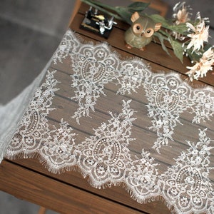 3 Meter/Lot Wimpern Spitze French Lace Bridal Lace Hochzeit Spitze, Schleier Spitze, Schleier Spitze, Lingerie