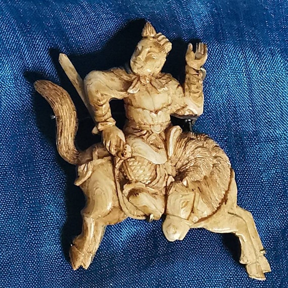 Antique Chinese Figural Pins brooch - image 1