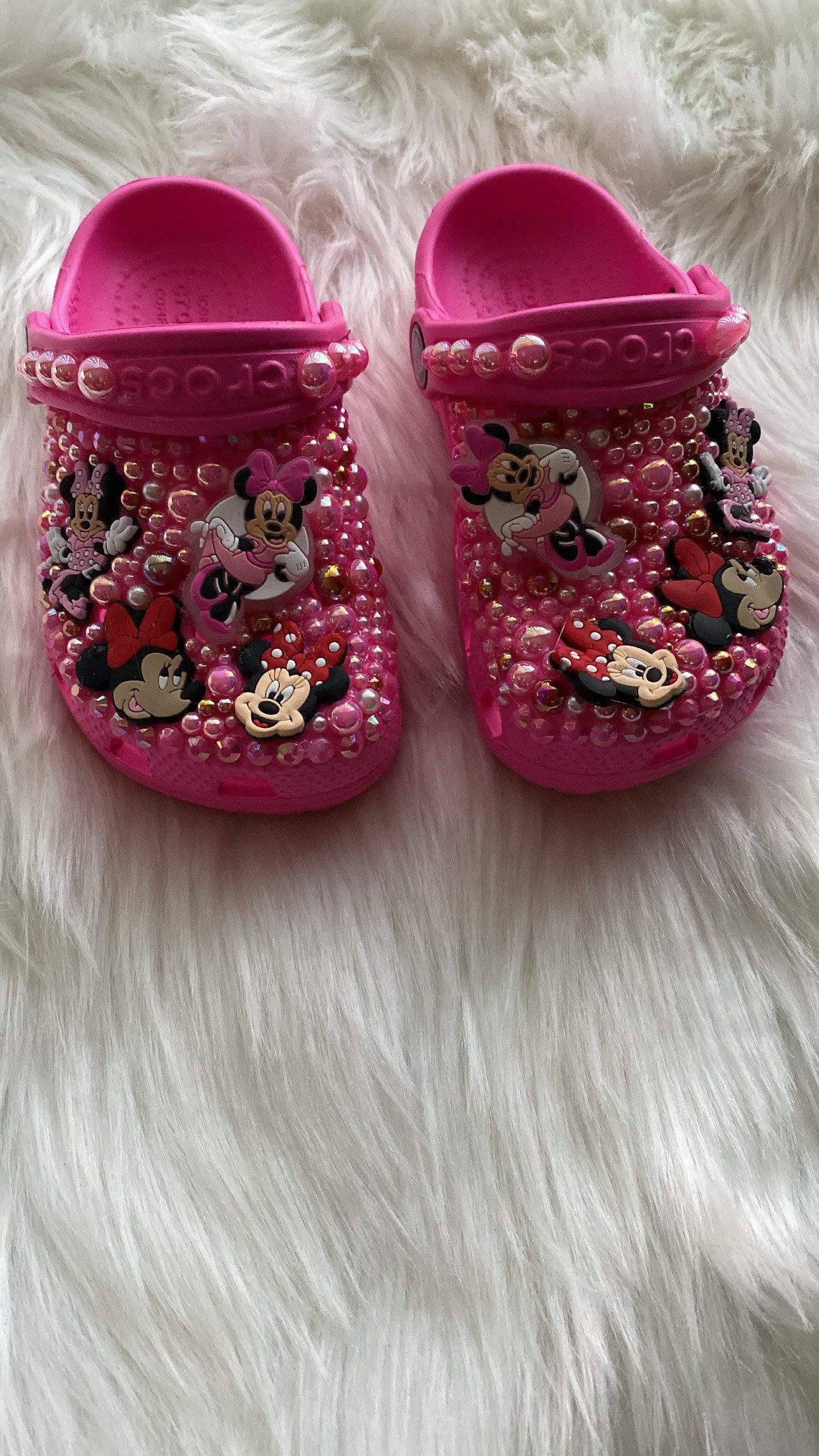 4 Minnie Mouse shaped shoe charms - great for Crocs or Natives - Disney  Cruise