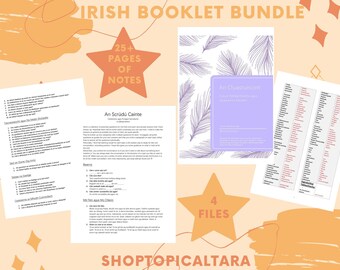 Irish Notes Booklet Bundle