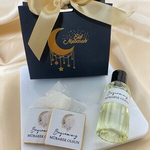 Eid Mubarak Geschenk | Geschenktüte | Bayram Hediyesi | Geschenktasche | Eid Schokolade | Kolonya