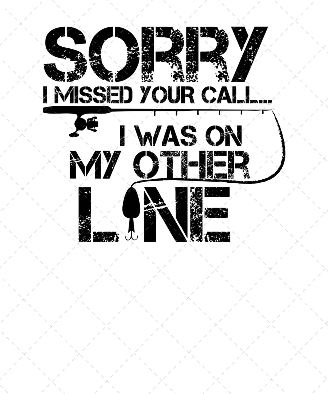 Sorry i missed your call i was on the other line Classic PNG Etsy