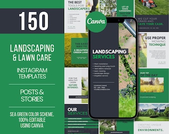 150 szablonów pielęgnacji trawników, ulotki dotyczące architektury krajobrazu dla marketingu architektury krajobrazu, reklamy dotyczące architektury krajobrazu dla architektów krajobrazu, szablony architektury krajobrazu