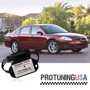 May include: A red sedan parked in a driveway with a black electronic device labeled "Power Pack Quick Connect Turbo Tuner" and "ProtuningUSA.com".