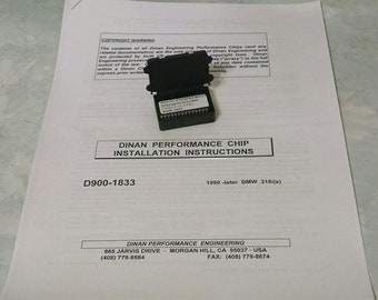 DINAN D900-1833 Performance Chip Eprom ECU Upgrade for 1991 BMW 318is / 318i M42 E30 +20HP