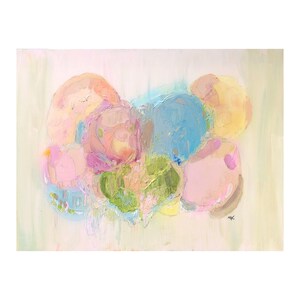 Wonderstruck Abstract painting print, Neutral colors large abstract art, Modern textured pastel multicolor, Trendy aesthetic large wall art