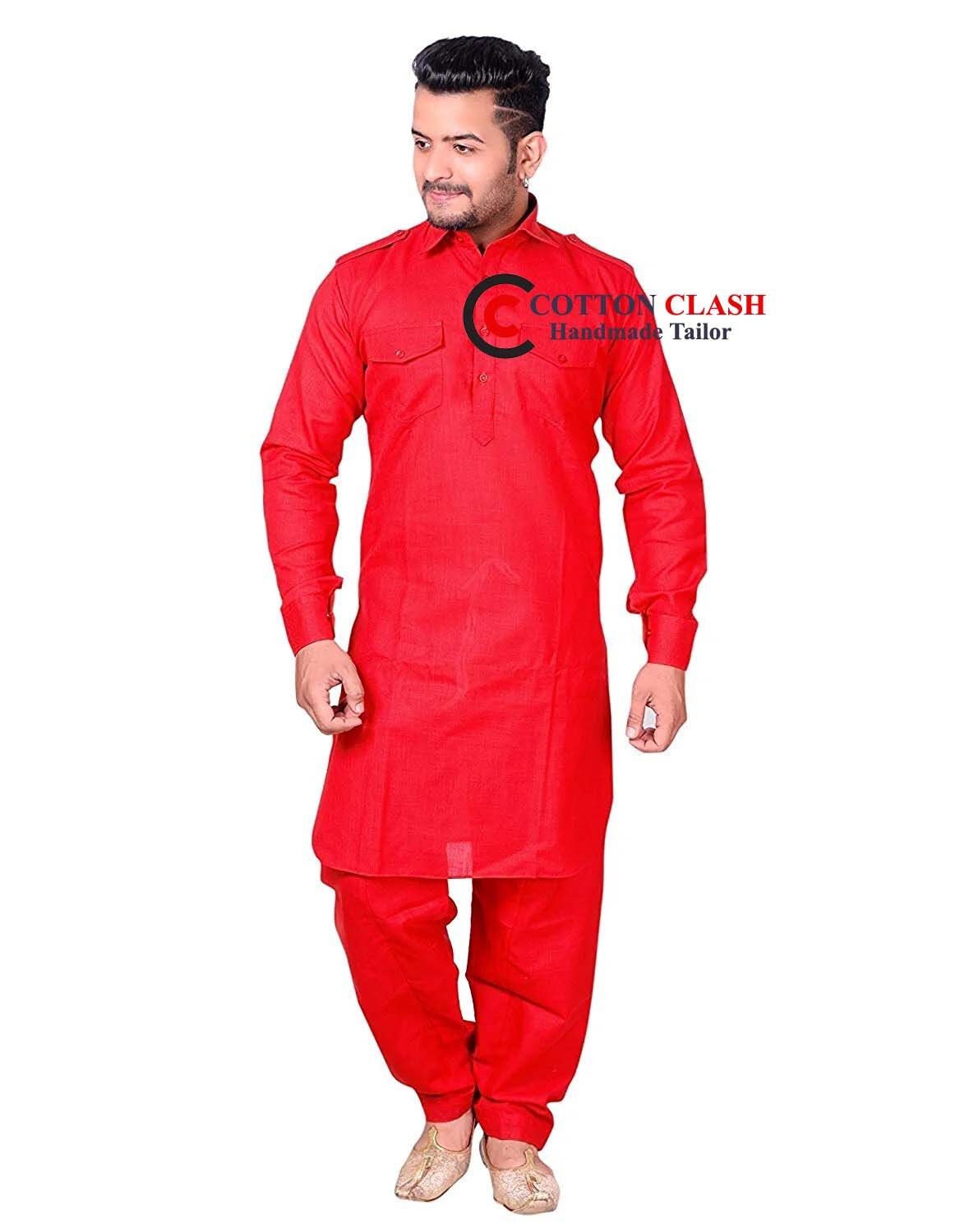 plain pathani suit
