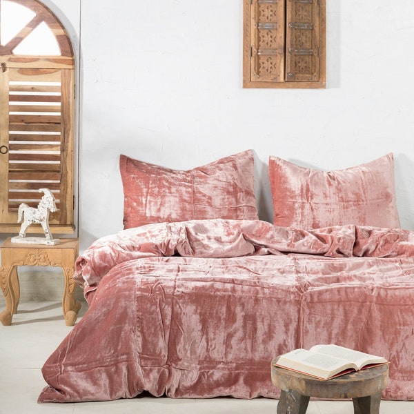 Rose Gold Duvet Cover Etsy