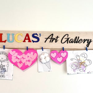 Kids art display | look what I made sign | kids art display for wall | Children Art Display | Name Sign | kids art gallery sign |