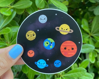 Solar System Sticker