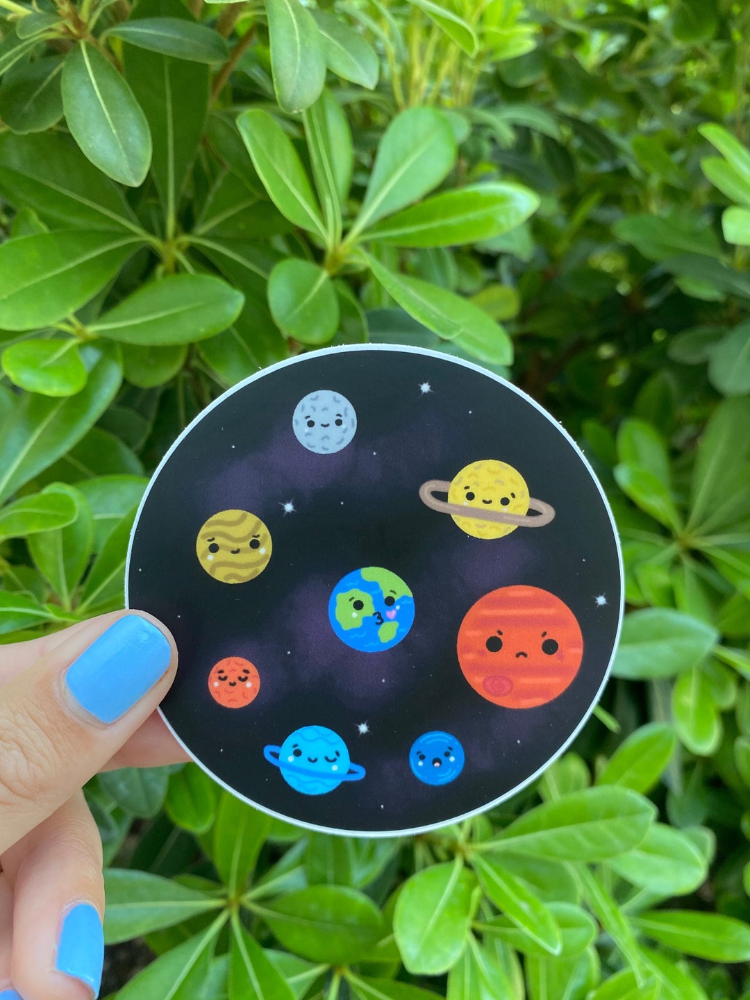 Solar System Sticker Etsy