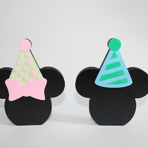 Pastel Mickey and Minnie Happy Birthday Set