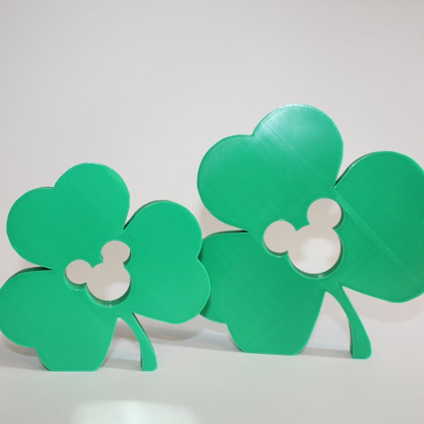 Green Lucky Mickey Shamrocks