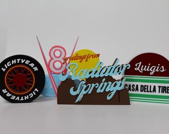 Disney Cars Signs