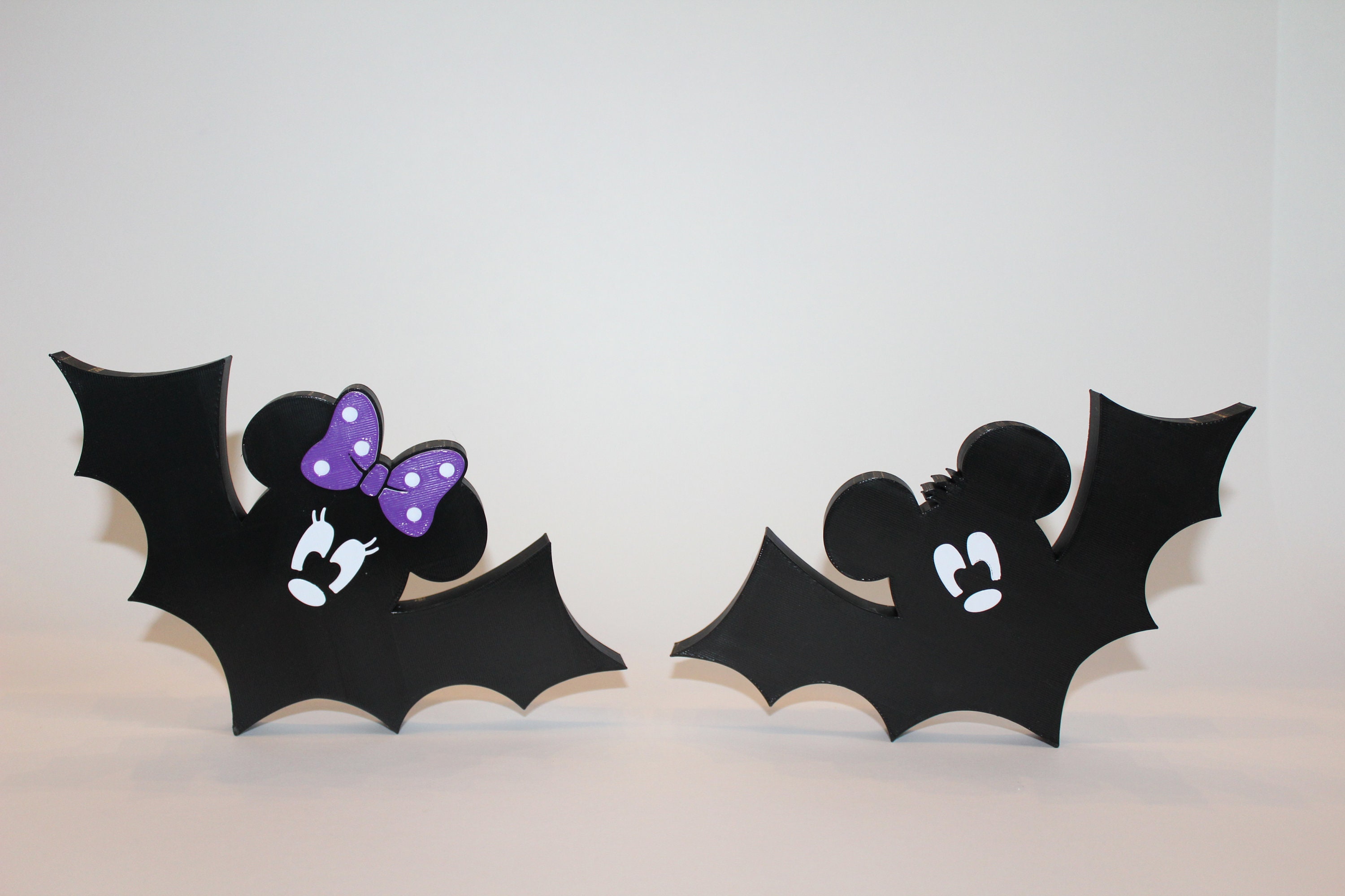 Mickey and Minnie Mouse Bats / Disney Inspired Halloween Decorations - Etsy