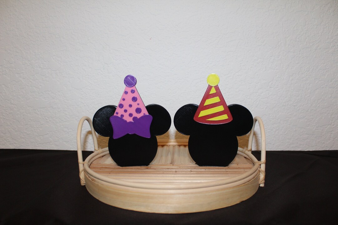 Happy Birthday Mickey & Minnie Set - Etsy