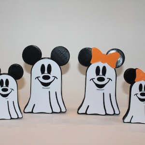 Mickey and Minnie Mouse Ghosts / Disney Inspired Halloween Decorations