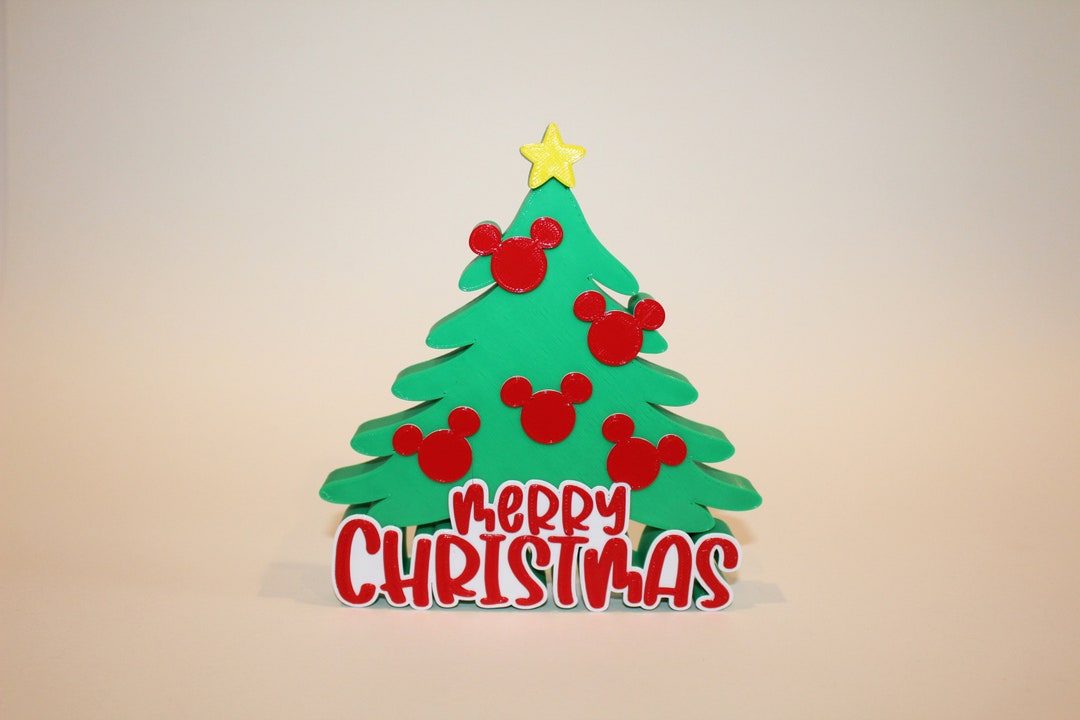 Disney Inspired MERRY CHRISTMAS Tree - Etsy