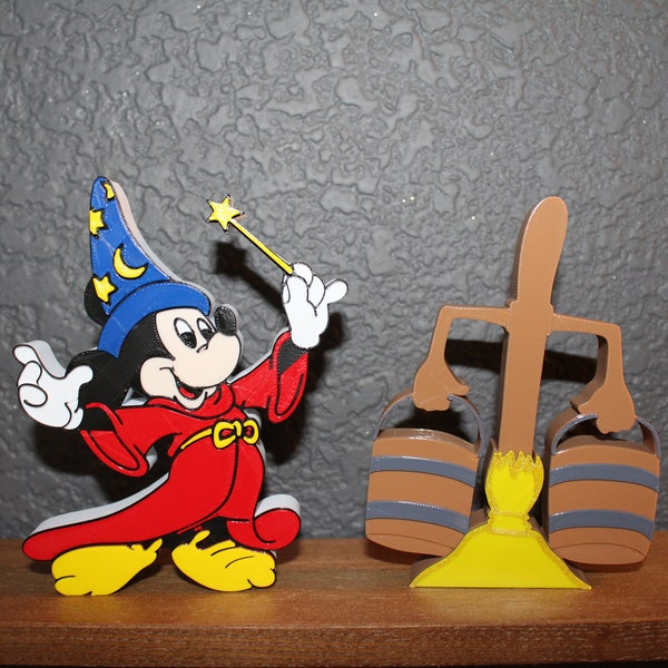 Fantasia Inspired Sorcerer Mickey and Broom