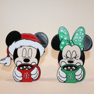 Mickey And Minnie Sipping Hot Cocoa