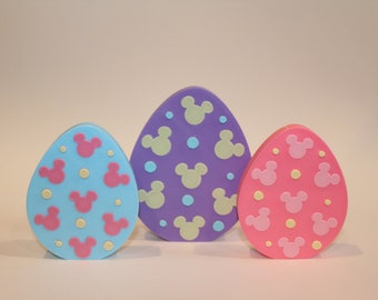 Colorful Mickey Inspired Easter Eggs