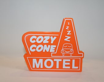 Disney Cars Cozy Cone Motel Sign