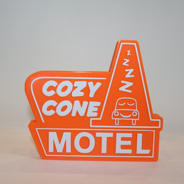 Disney Cars Cozy Cone Motel Sign