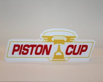 Disney Cars Piston Cup Sign