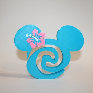 Moana Hawaiian Mickey Head Decor