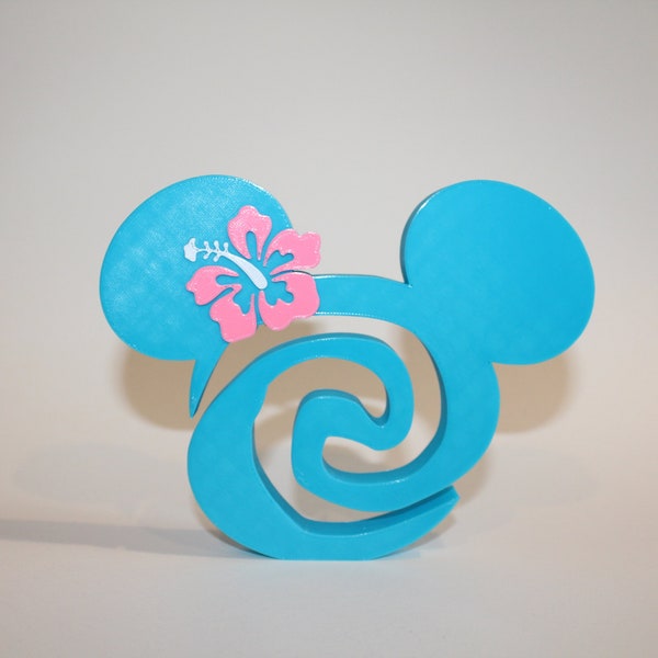 Moana Hawaiian Mickey Head Decor