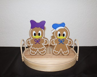 Gingerbread Donald and Daisy Duck