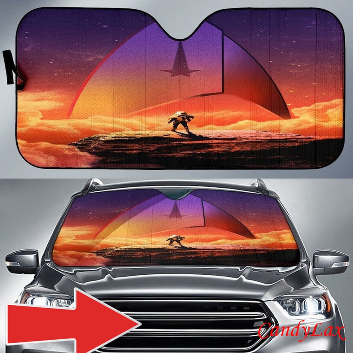 star trek windshield sun shade