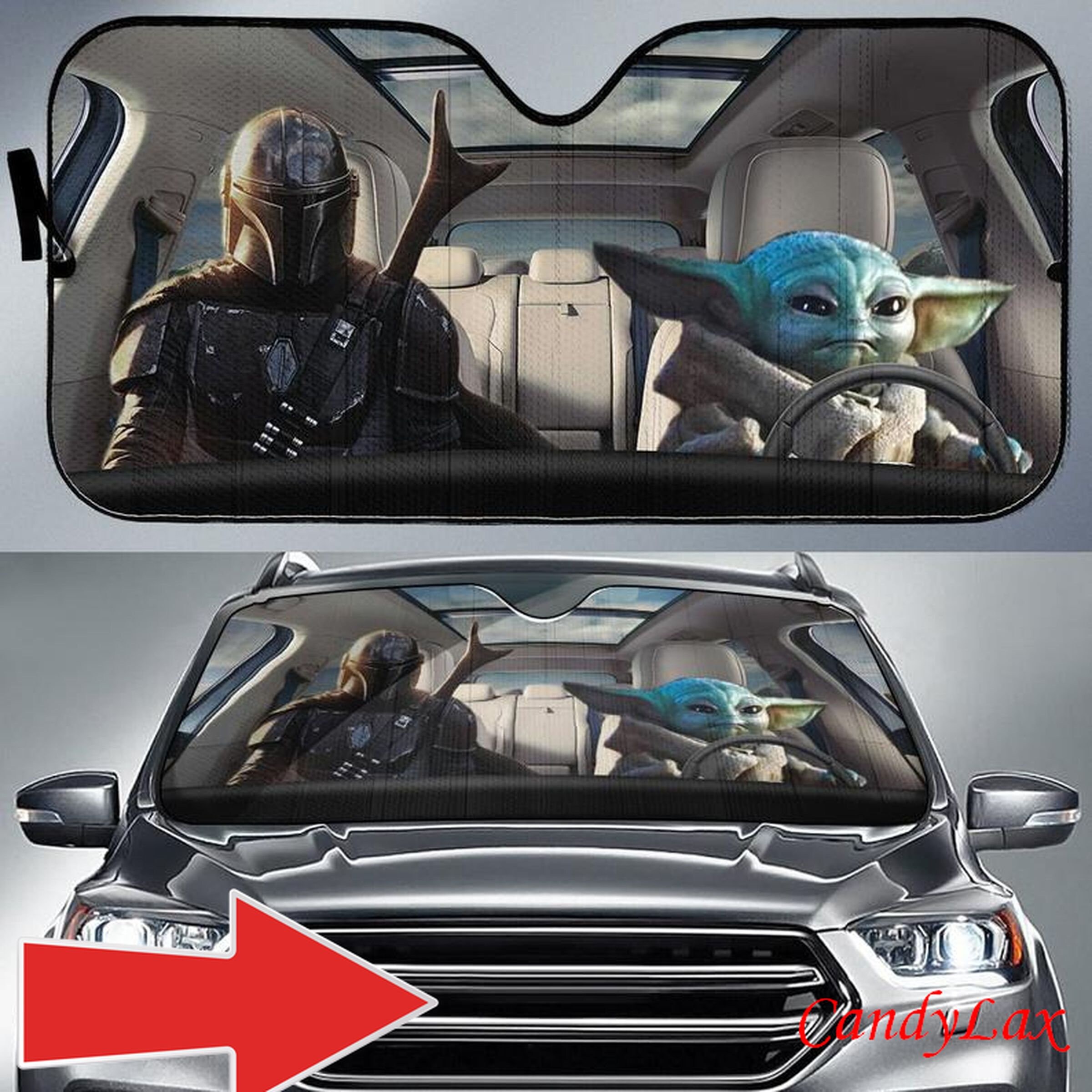 star wars auto sunshade
