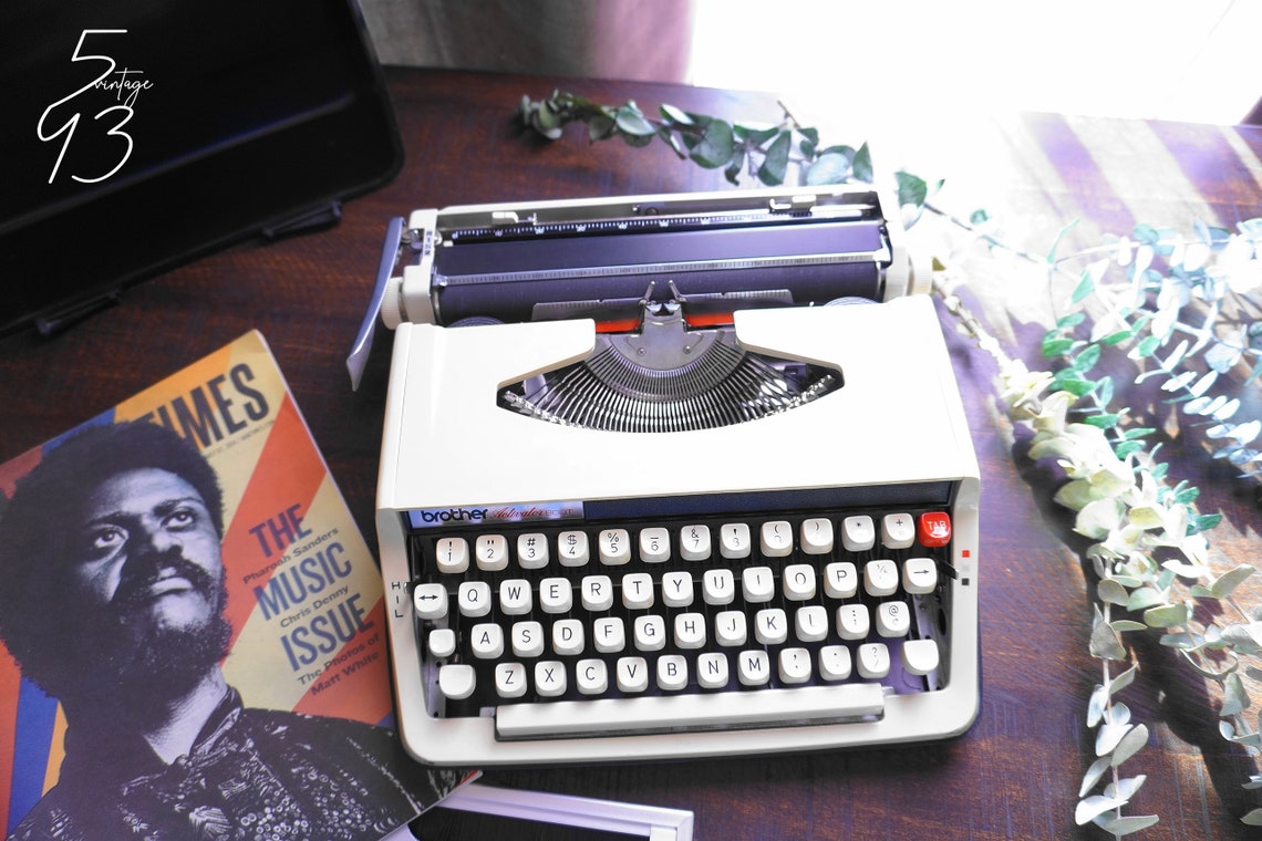 Vintage Brother Activator 800T Portable Typewriter With Case / Etsy