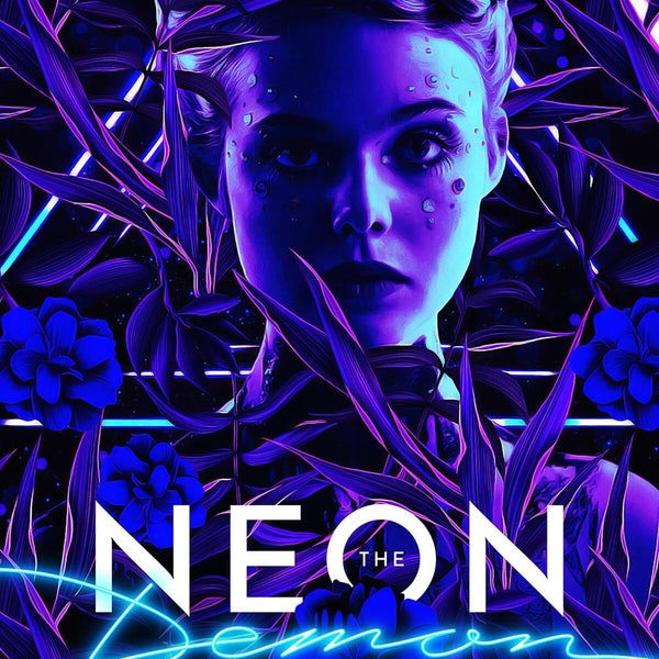 The Neon Demon Movie Poster psychological horror film design like art hanging creative product cool perfect looks awesome classic popular