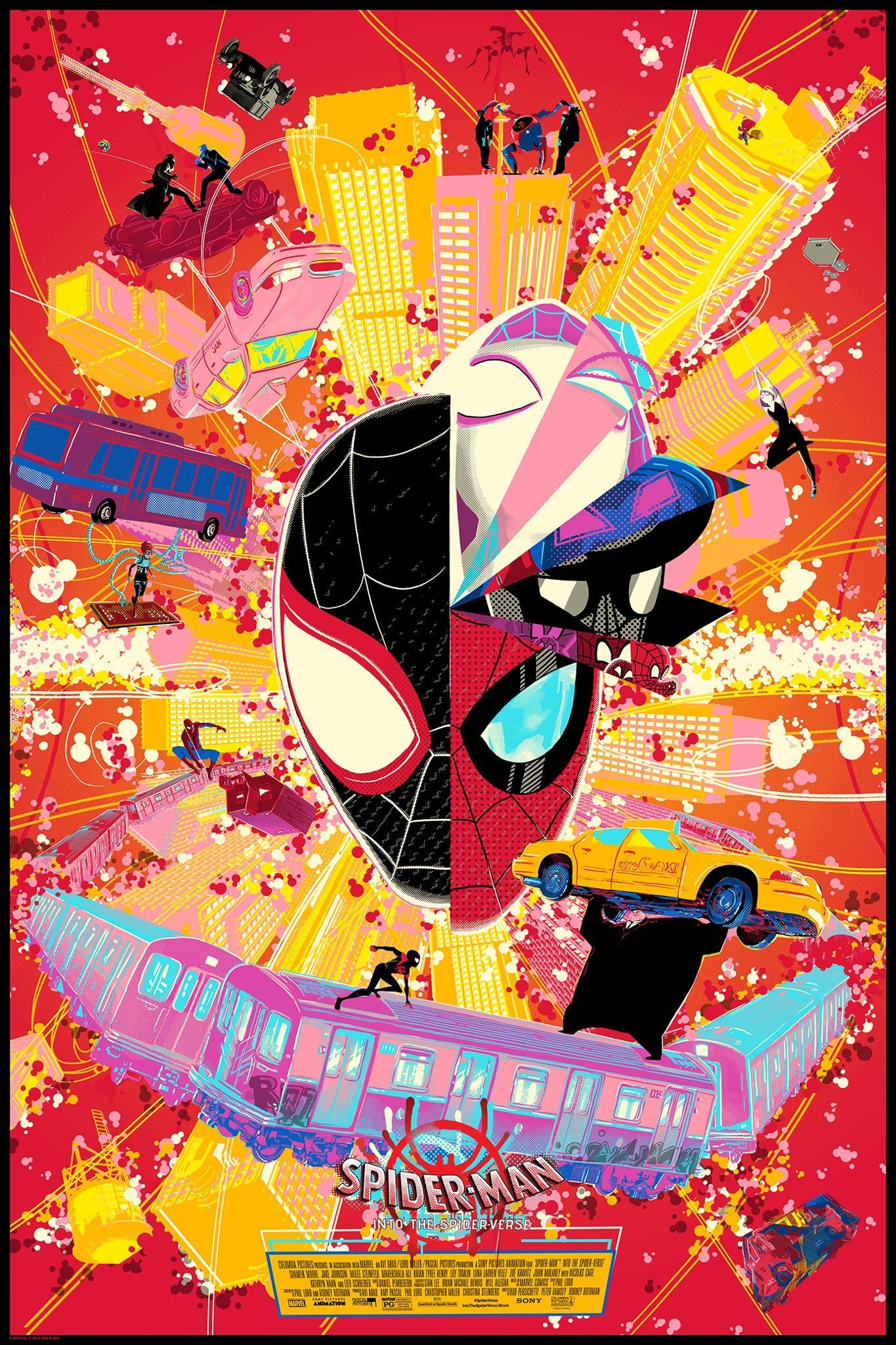 Meet the Spider Society in These Spider-Man: Across the Spider-Verse Posters