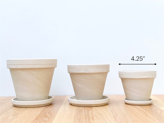 large round planter pots Wholesale Wide Round Planter Pot (Set of 3) main image 1