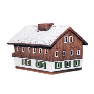 Austrian mountain ceramic candle house image 3