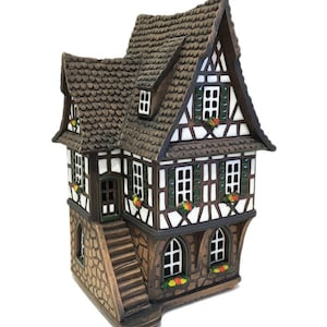 Alsatian style ceramic house