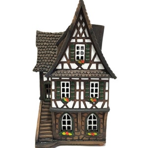 Alsatian style ceramic house