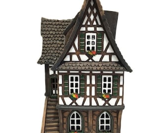 Alsatian style ceramic house