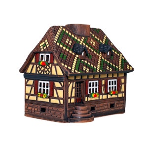 Alsatian style ceramic house